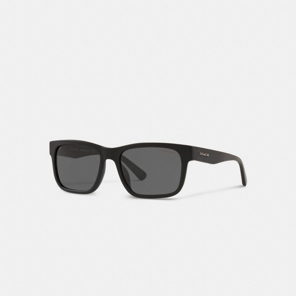 Square Frame Sunglasses - L1161 - Matte Black
