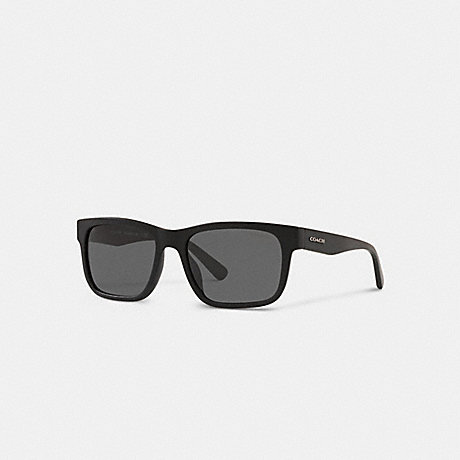 COACH L1161 Square Frame Sunglasses Matte-Black