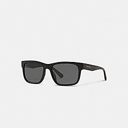 COACH L1161 Square Frame Sunglasses MATTE BLACK
