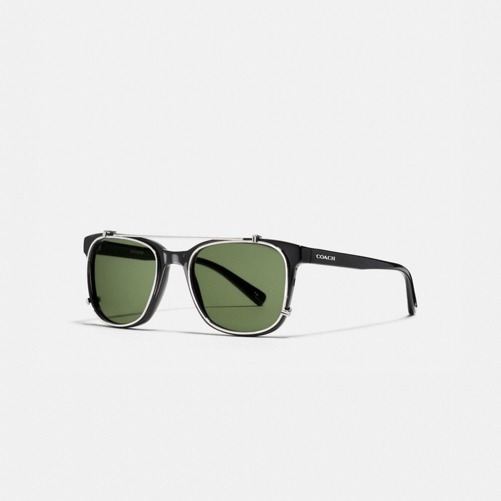 COACH Phantos Square Sunglasses - BLACK - L1657