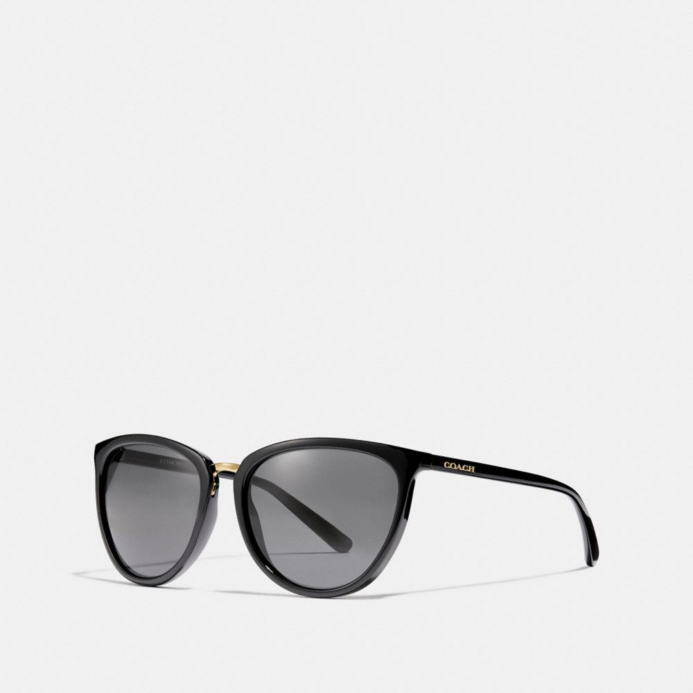 COACH L1661 June Cat Eye Sunglasses BLACK