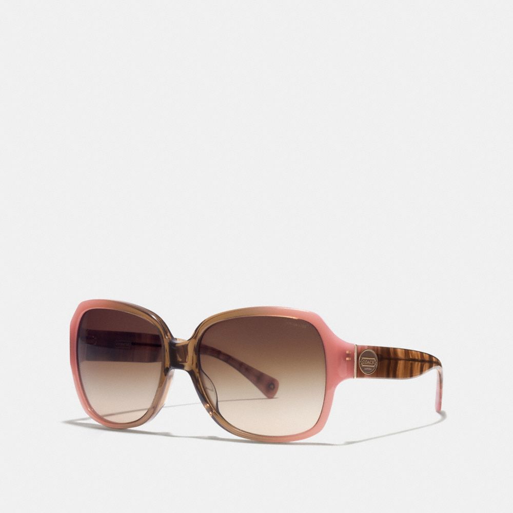 COACH L529 ASIA FIT BRIDGET SUNGLASSES PINK