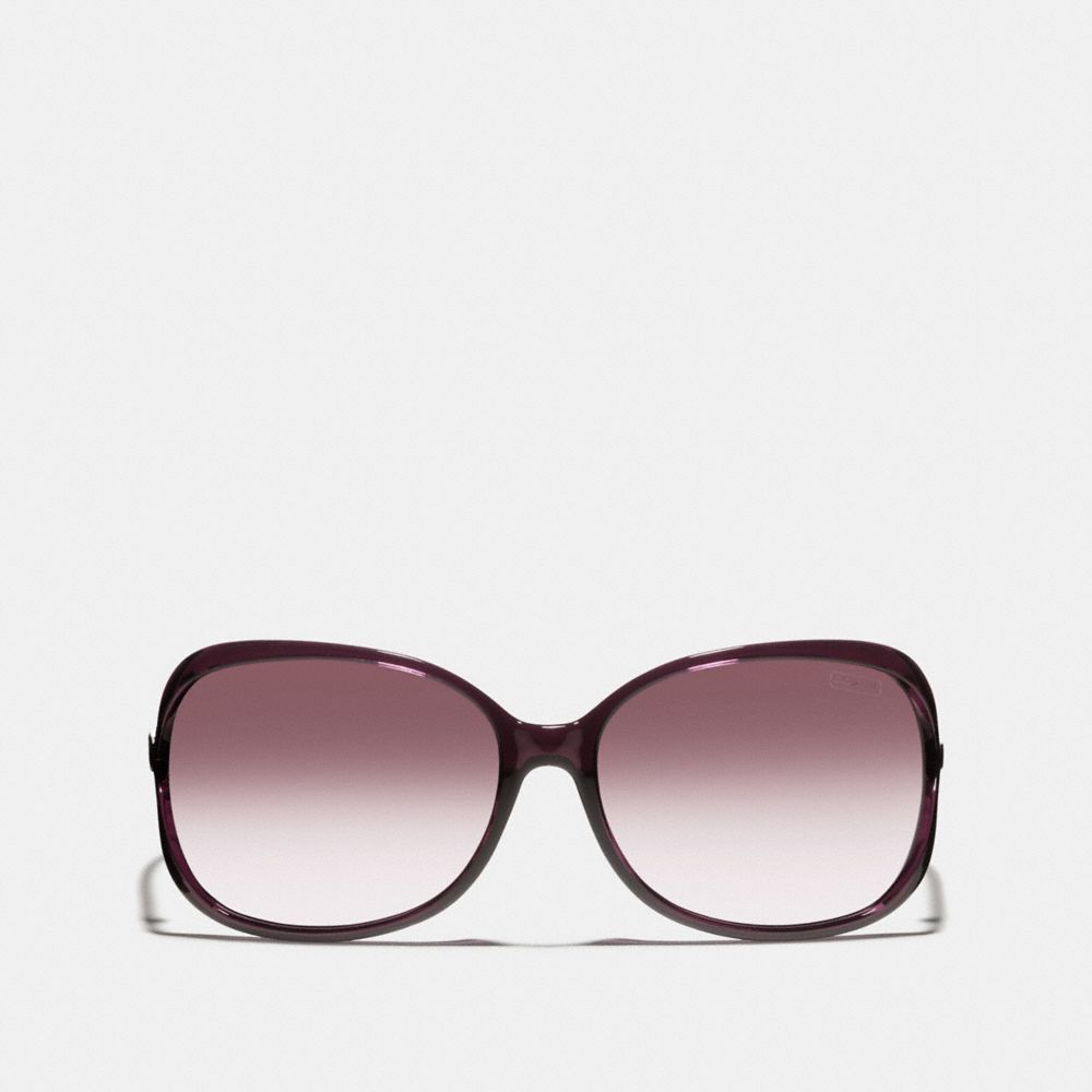 COACH L541++PUR++ONE EVITA SUNGLASSES PURPLE