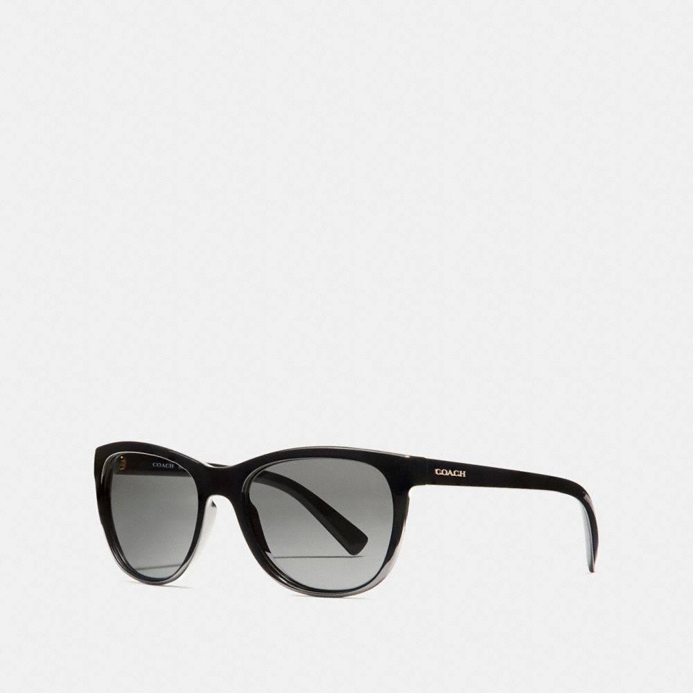 COACH L814 Ruby Square Sunglasses BLACK