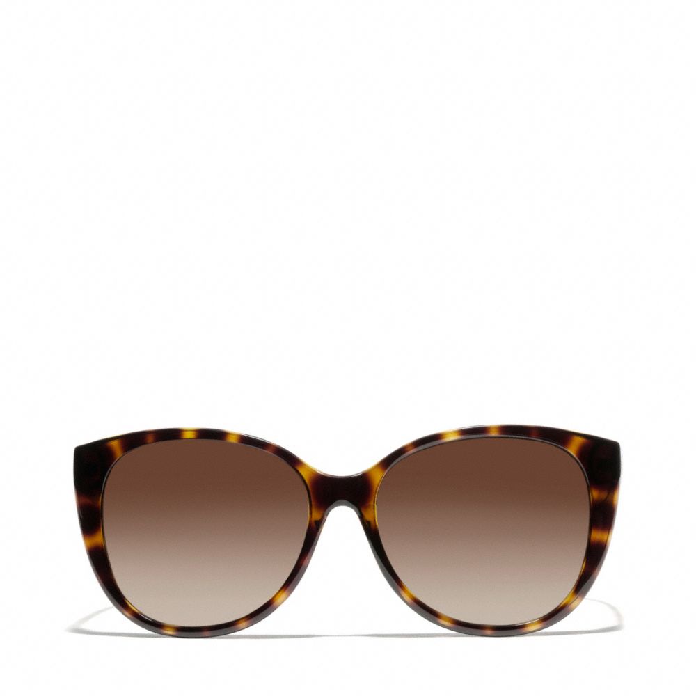 COACH L926 - FAYE CAT EYE SUNGLASSES DARK TORTOISE