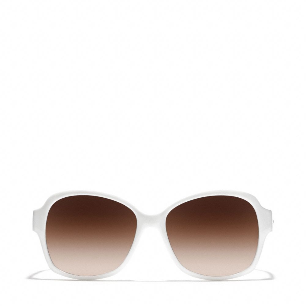 COACH L934 Barbara Sunglasses WHITE/BLACK