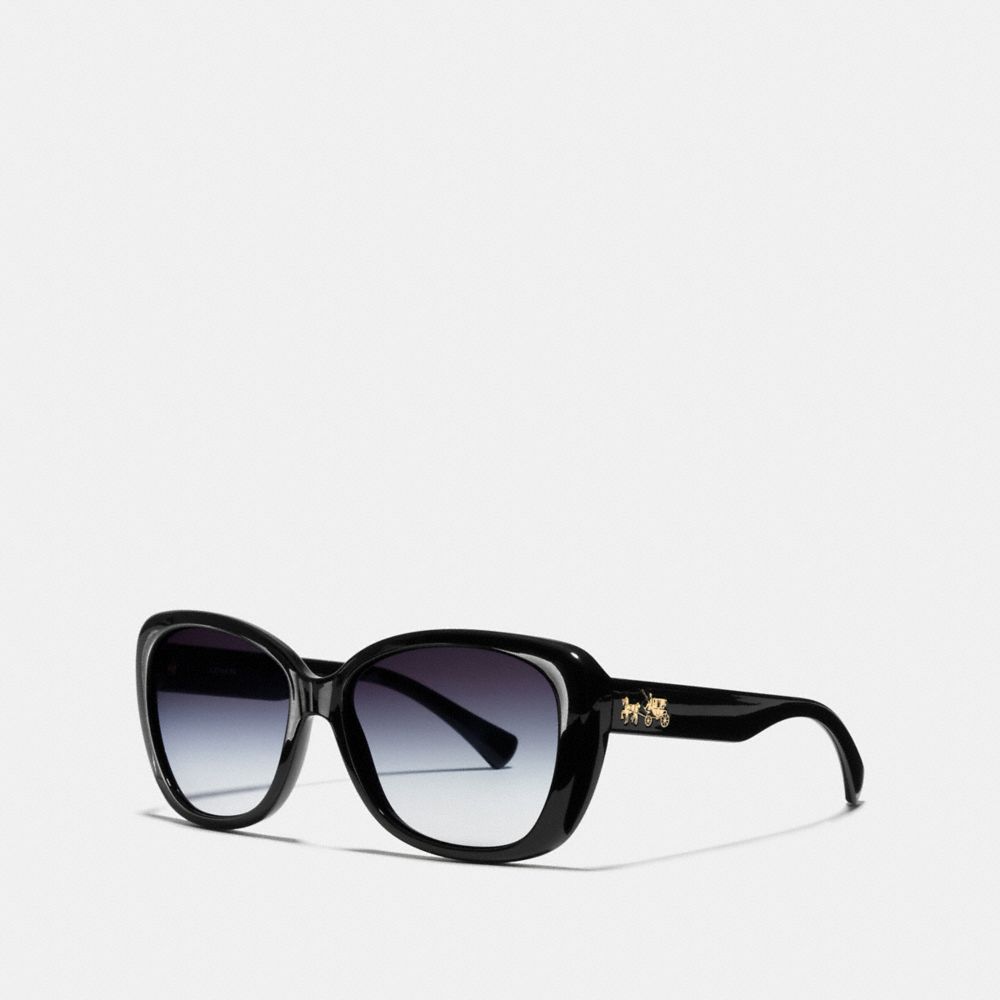 COACH L945 Charlotte Sunglasses BLACK
