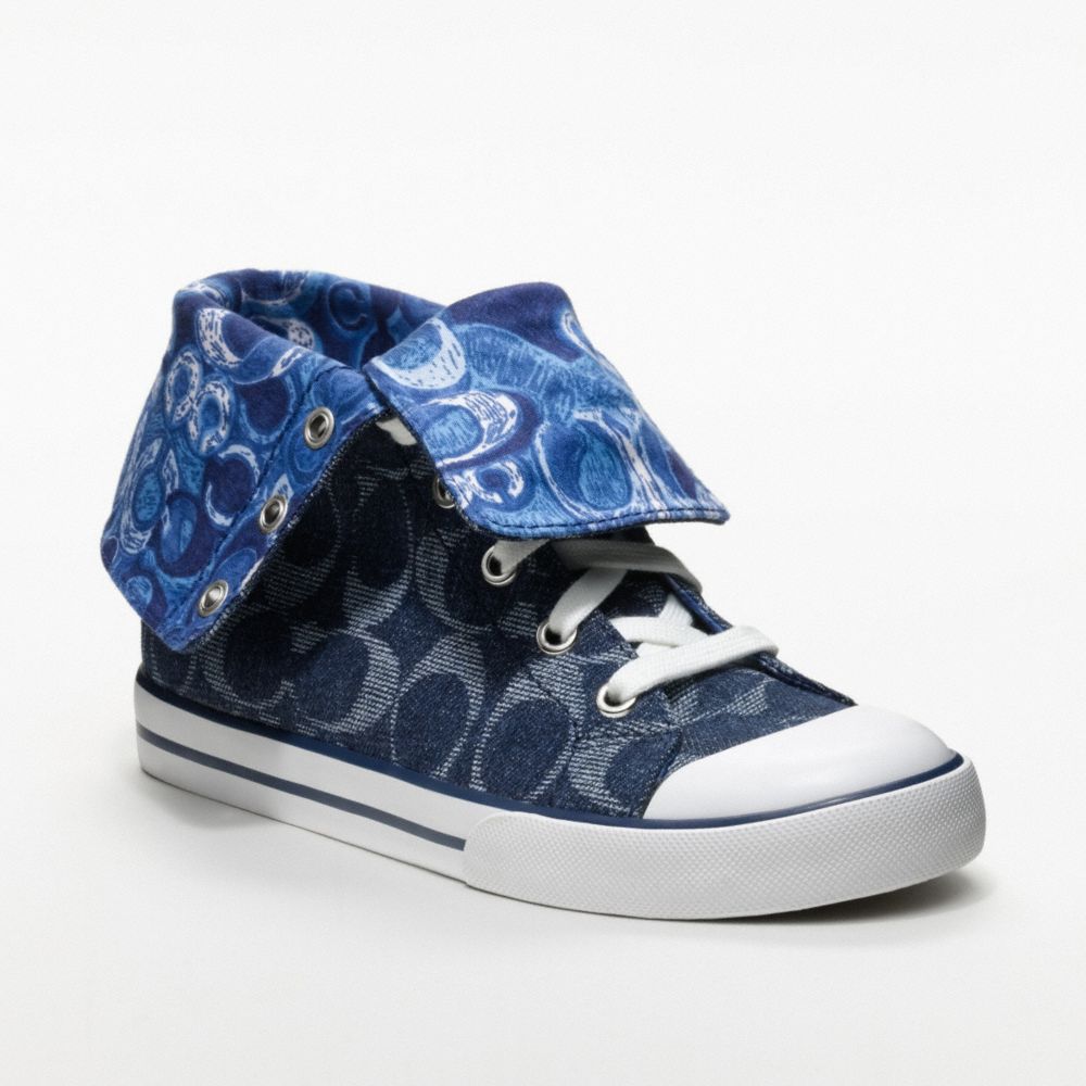 coach denim shoes