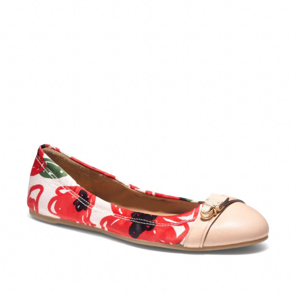 DELPHINE - q1679 - IVORY RED/NATURAL
