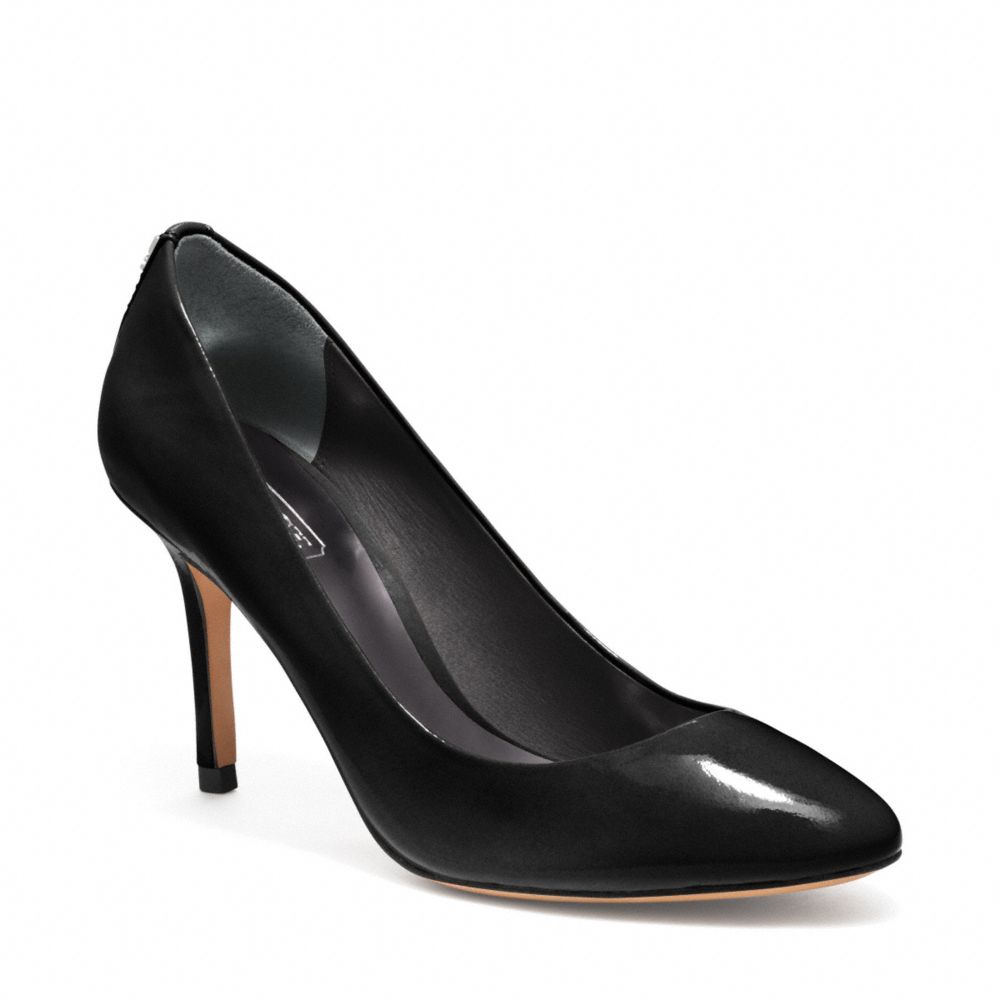 COACH NALA HEEL - BLACK - q1769