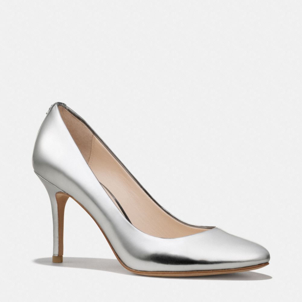 COACH NALA HEEL - SILVER - q1769