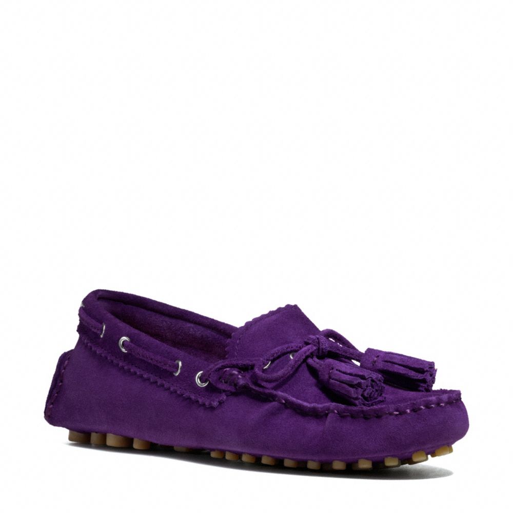 NADIA MOCCASIN - ROYAL PURPLE - COACH Q1872