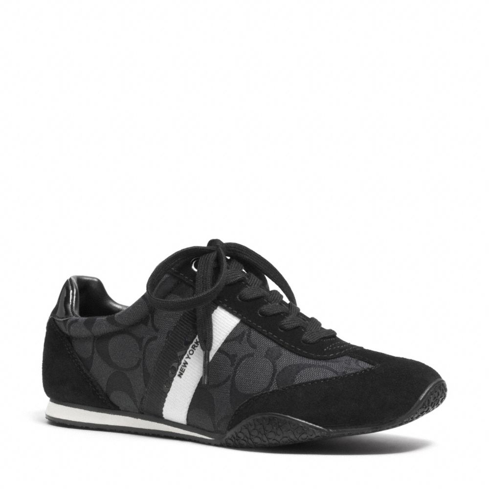 COACH Q2083 Kortney Sneaker BLACK/BLACK