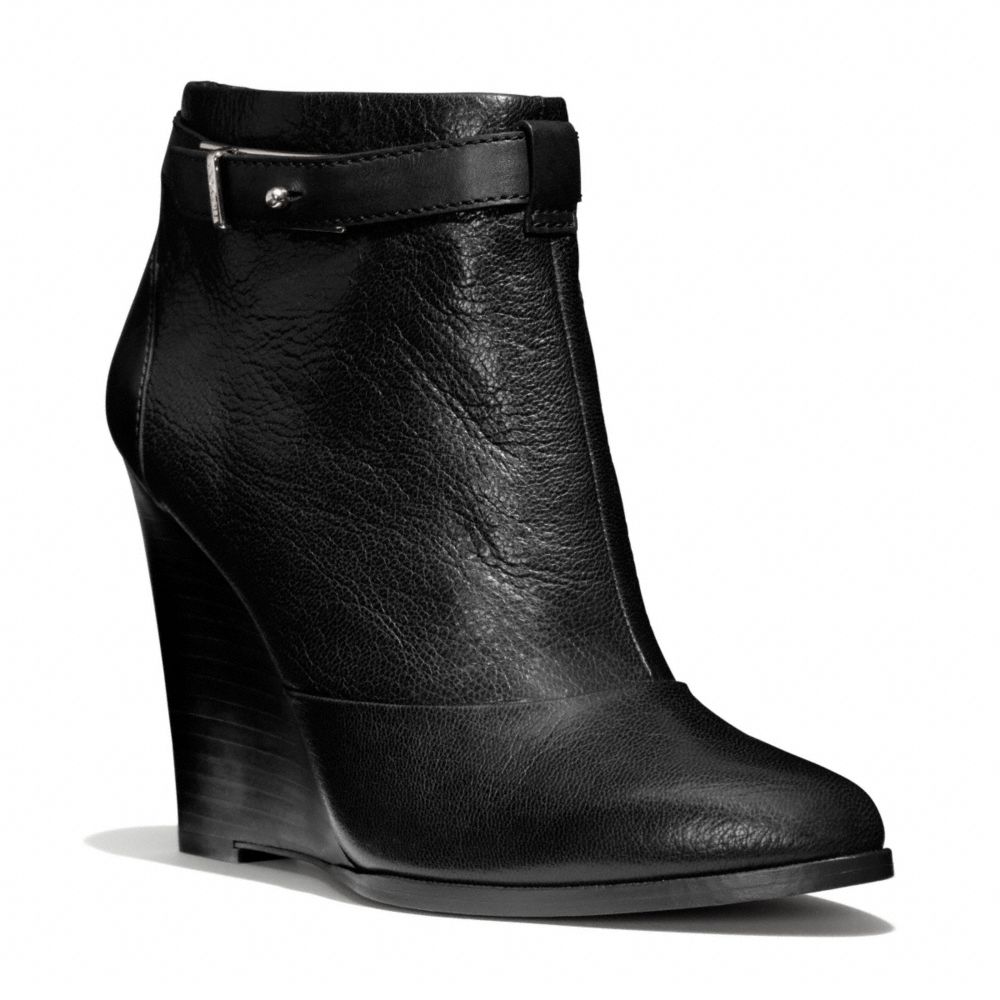 MELODY BOOTIE - q3017 - BLACK/BLACK