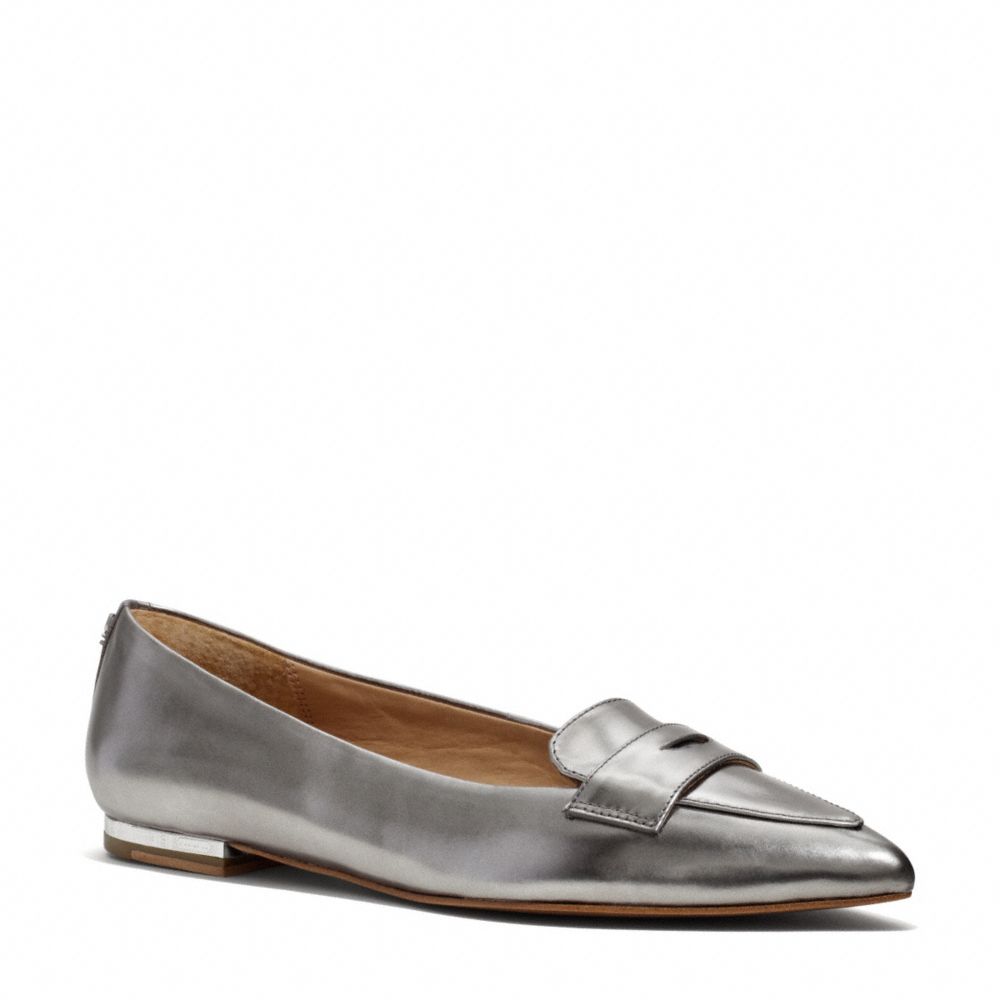 COACH Q3029 TABITHA FLAT WARM-PEWTER