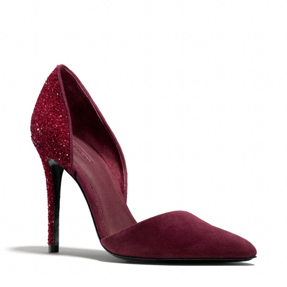 COACH Q3182 HOLLIS HEEL WINE/WINE