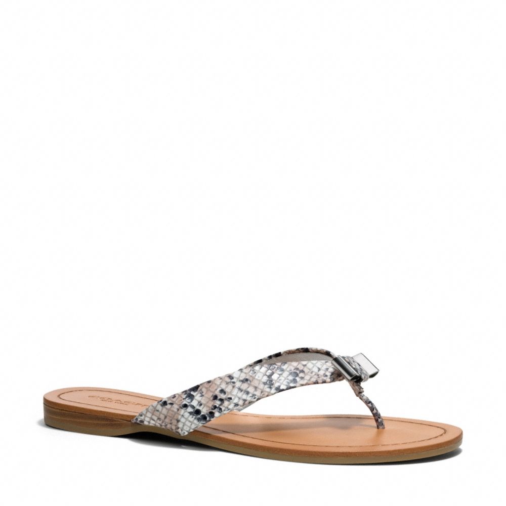 COACH Q3259 SABLE SANDAL SHADOW