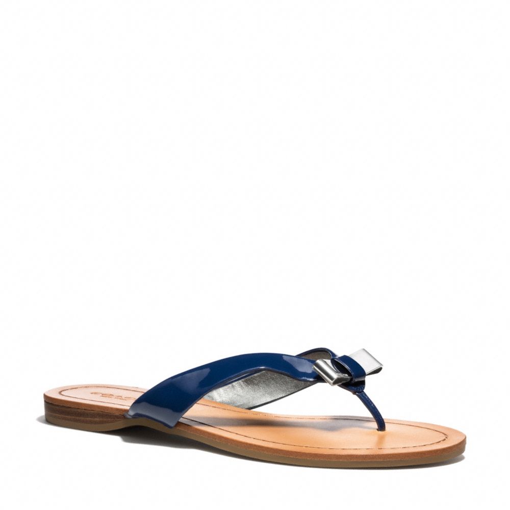 COACH Q3259 Sable Sandal RAW DENLIGHT GOLD