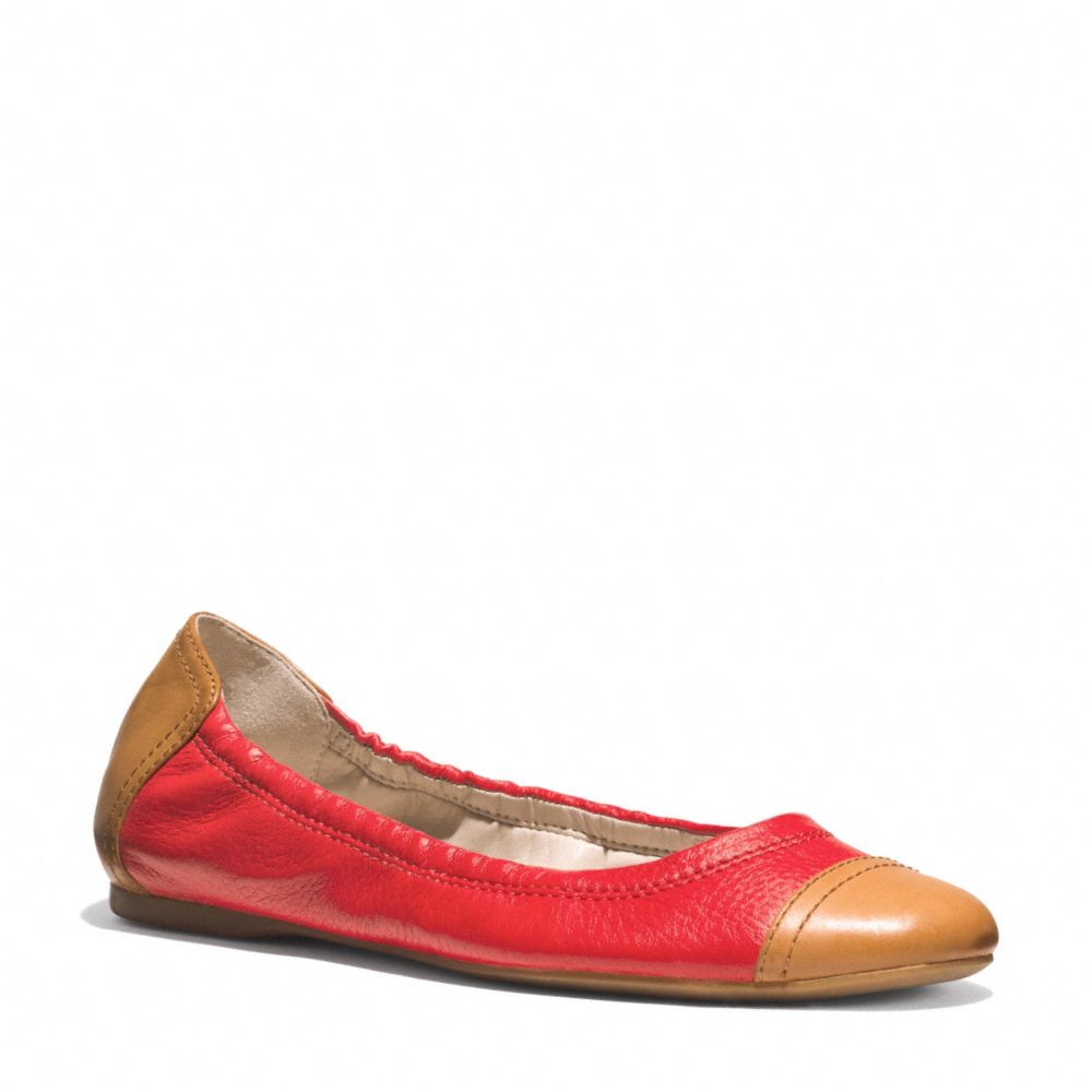 COACH Q3611 - CALLIE FLAT - VERMILLIGHT GOLDON/GINGER | COACH NEW-ARRIVALS