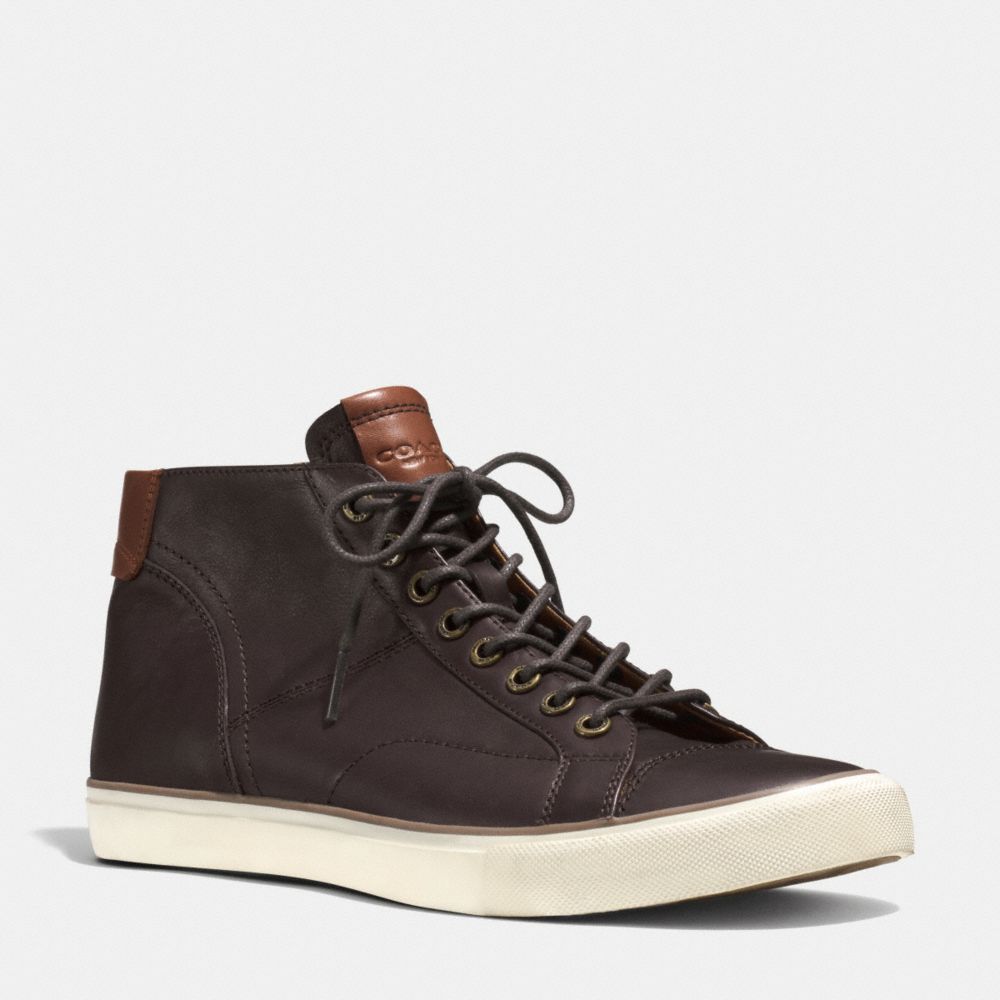 COACH Q4098 Pete Sneaker MAHOGANY