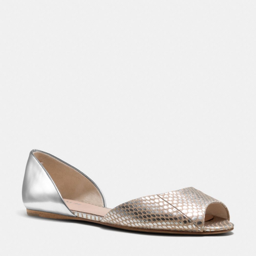 SHERLOCK FLAT - PINK/SILVER - COACH Q4103