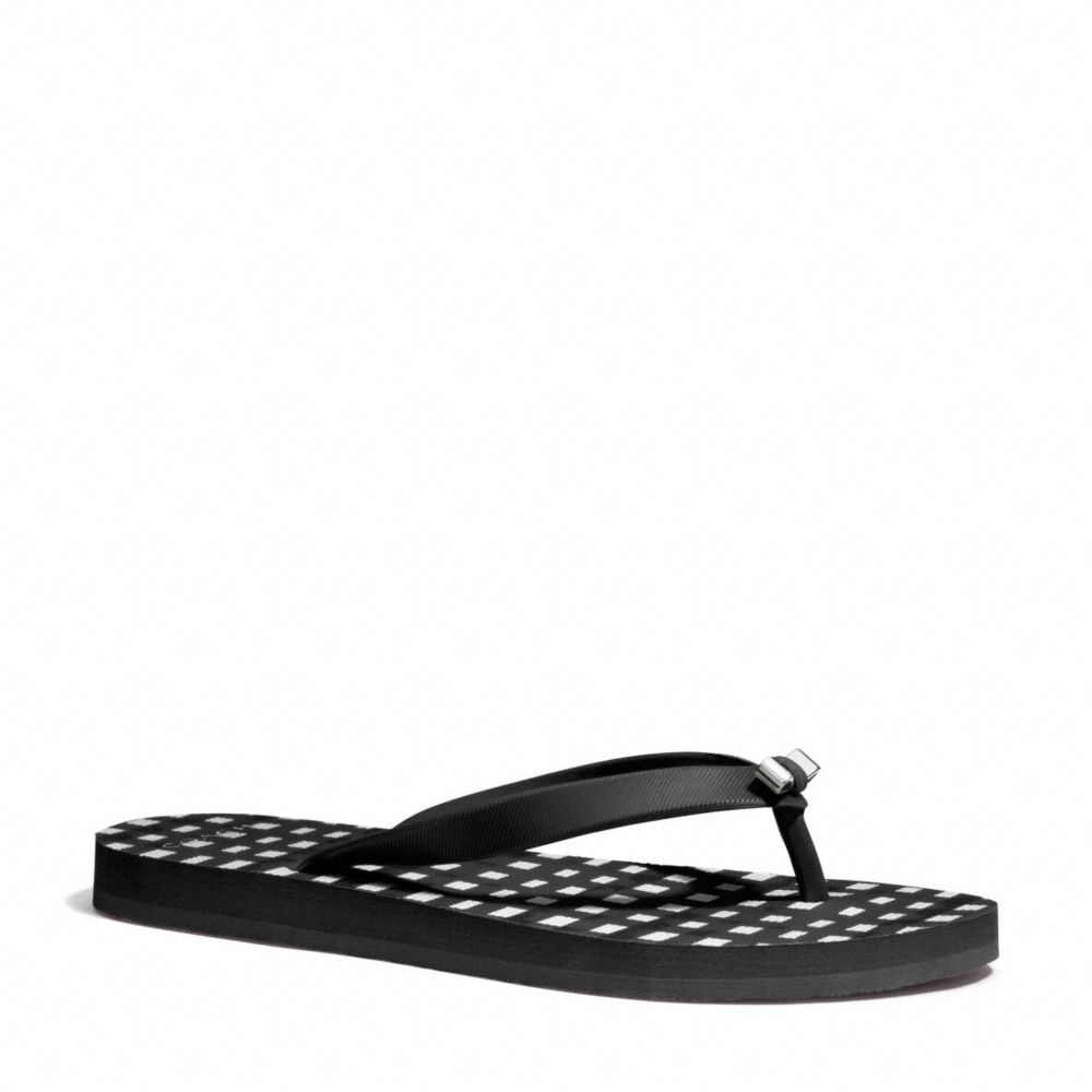 COACH Q4113 Amel Sandal BLACK/BLACK