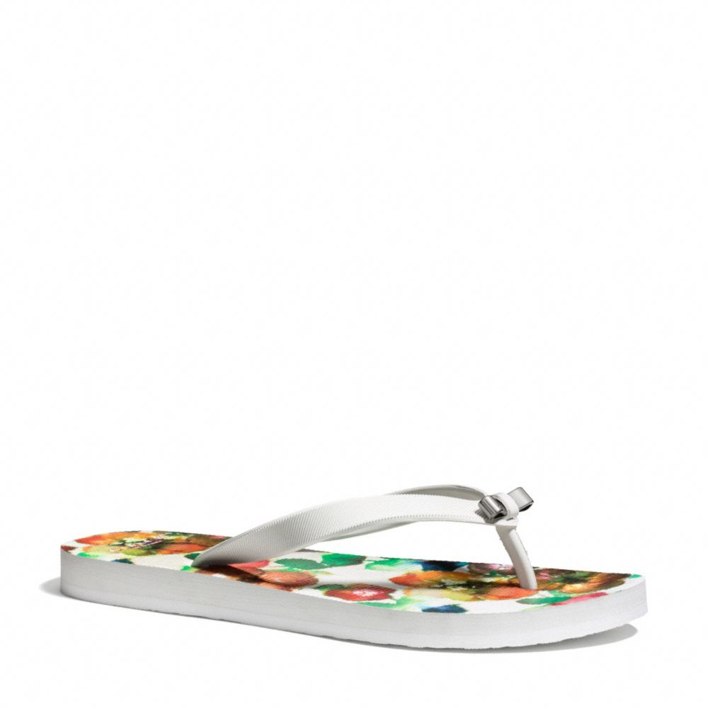 COACH AMEL SANDAL - PARCHMENT/WATERCOLOR - q4113