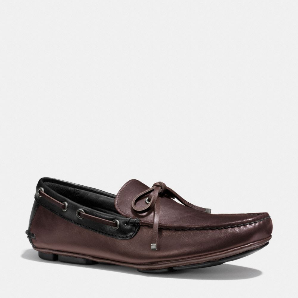 MAISON MOCCASIN - MAHOGANY/BLACK - COACH Q4116