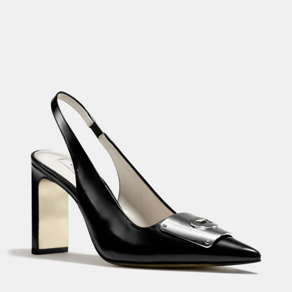 SLOAN HEEL - BLACK - COACH Q4350