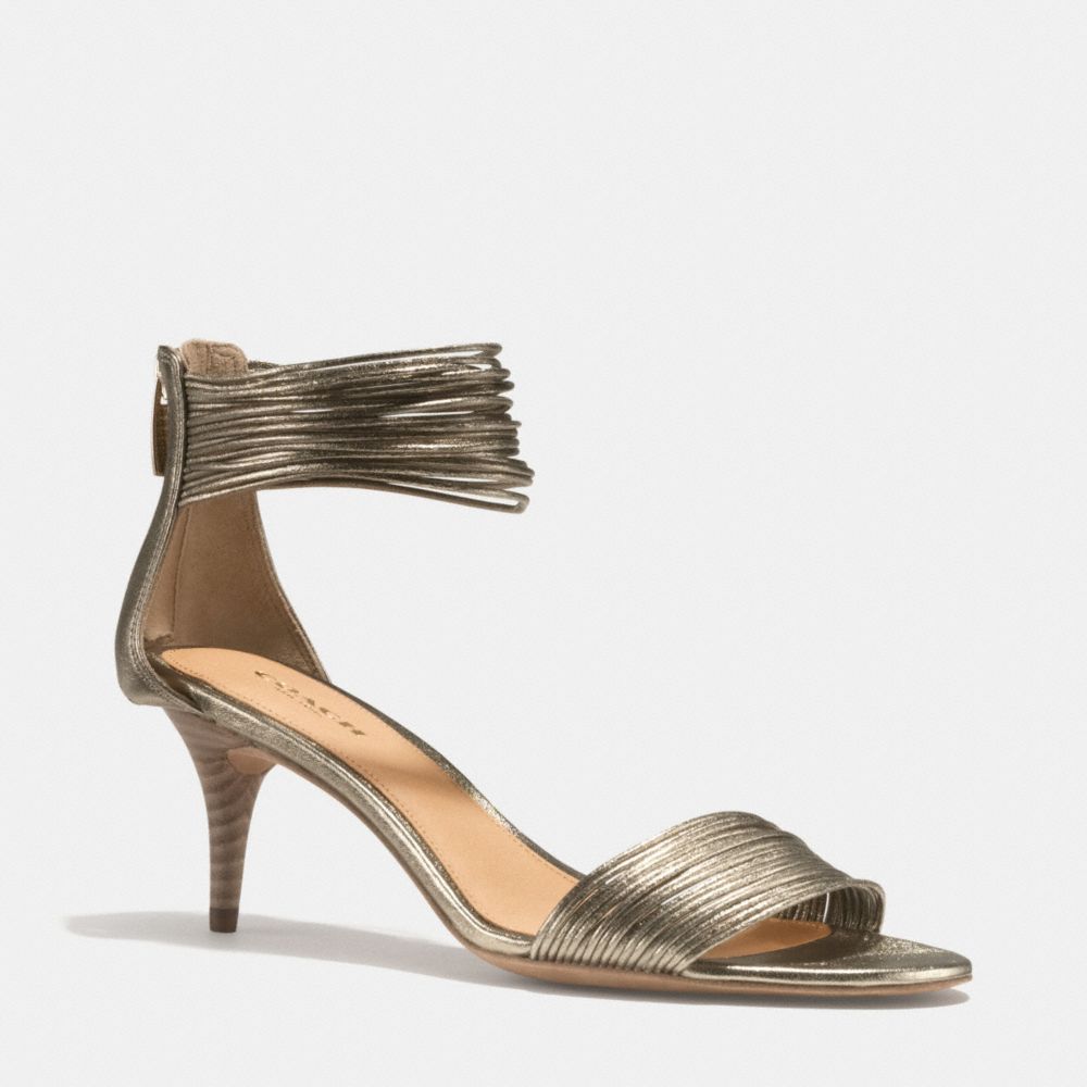 COACH Q4517 MANYA HEEL LIGHT-GOLD