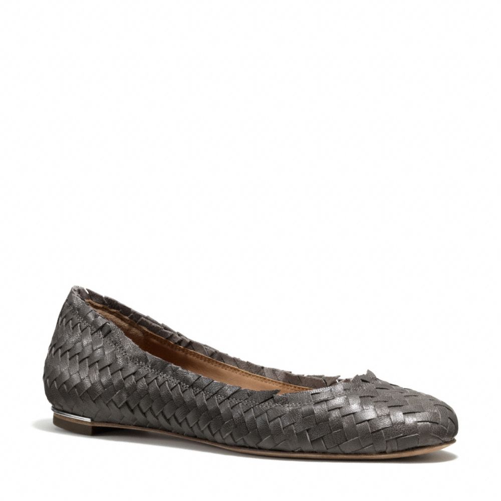 COACH FLORENCE FLAT - SMOKE - q4533