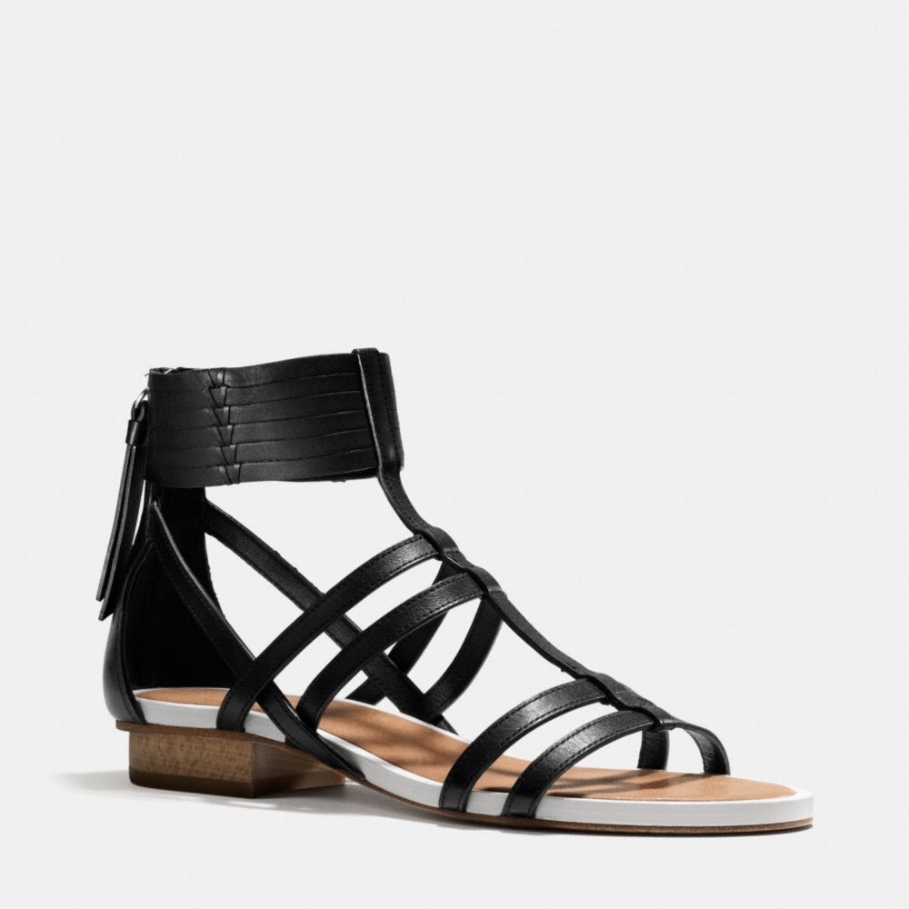 NILLIE SANDAL - BLACK/BLACK - COACH Q4578