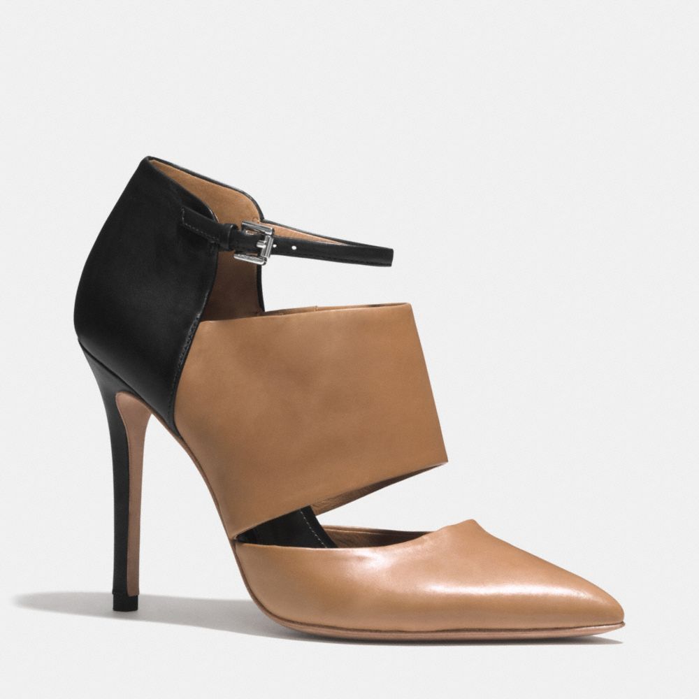 HEART HEEL - NATURAL/BLACK - COACH Q4650