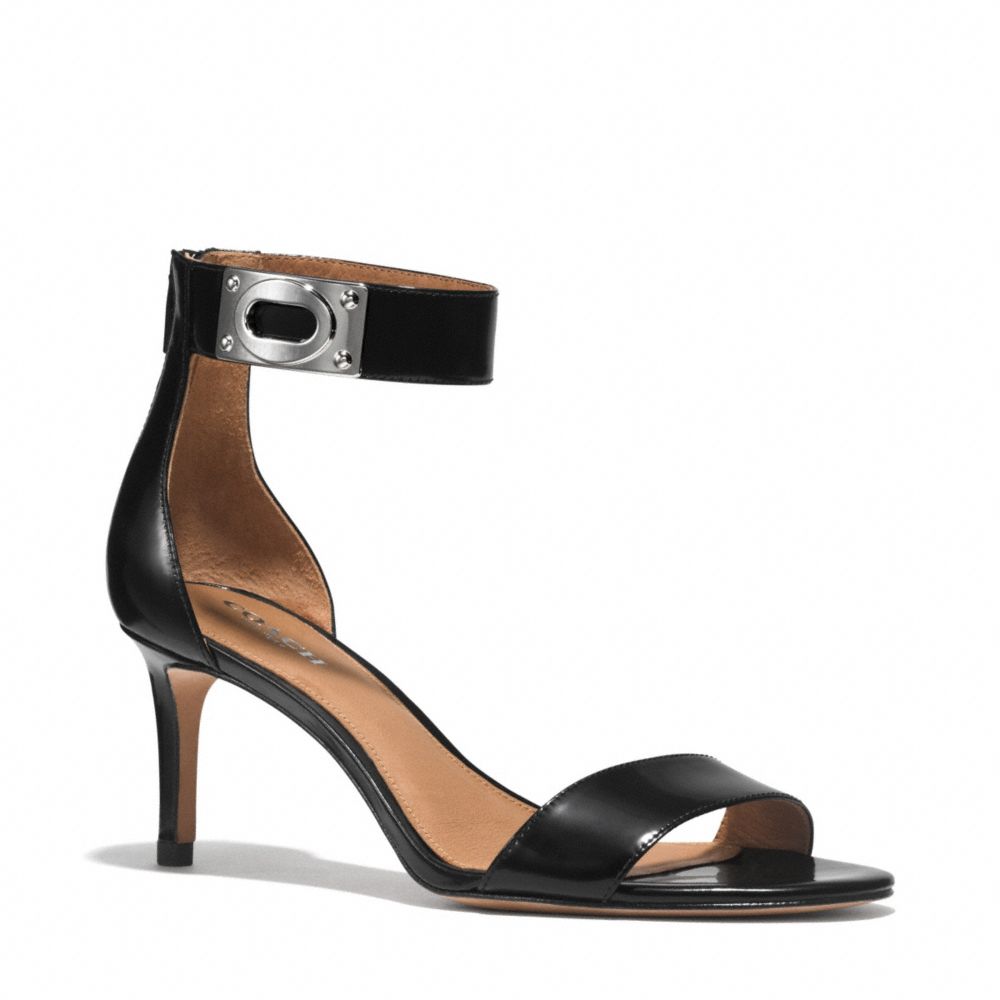 MARIELLE HEEL - BLACK/BLACK - COACH Q4662