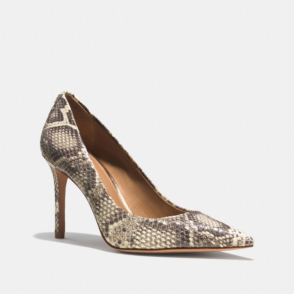 COACH TEDDIE PUMP - NATURAL - q4676