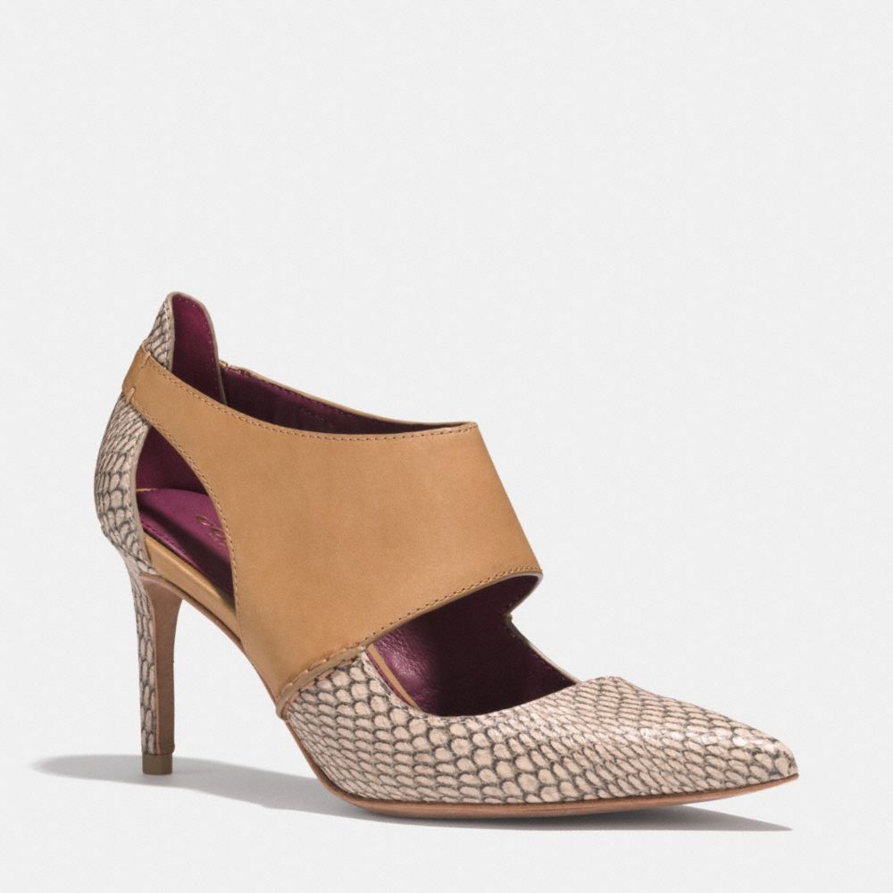 VANDA PUMP - q4678 - BEIGE/MAPLE