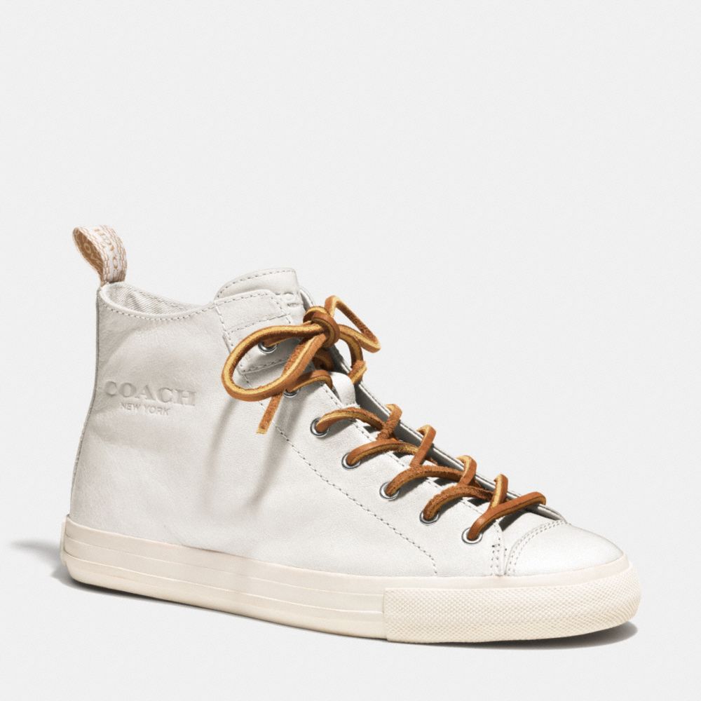 COACH Q4711 BRENNA SNEAKER PARCHMENT