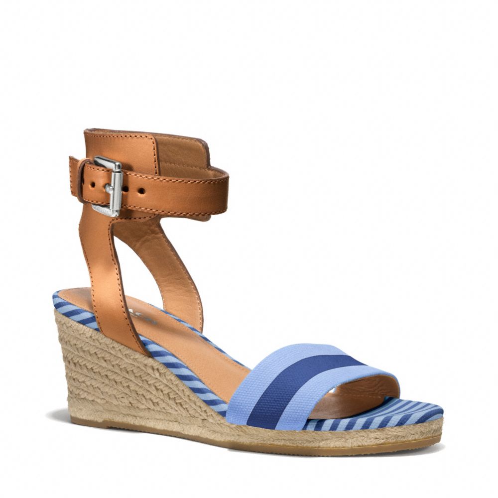 COACH q5040 HELEN WEDGE BLU XFRD LCQR BLU/GIN