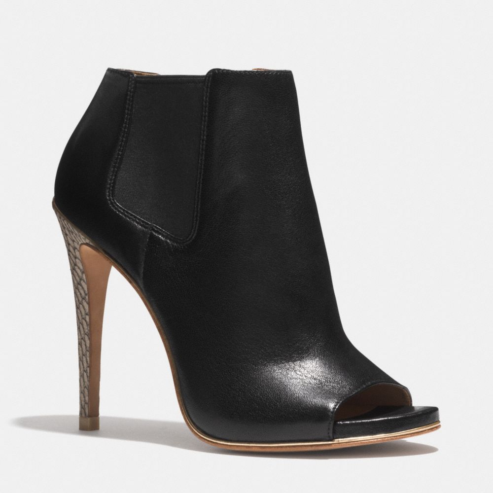 COACH Q5188 JOHANNA BOOTIE BLACK/BEIGE