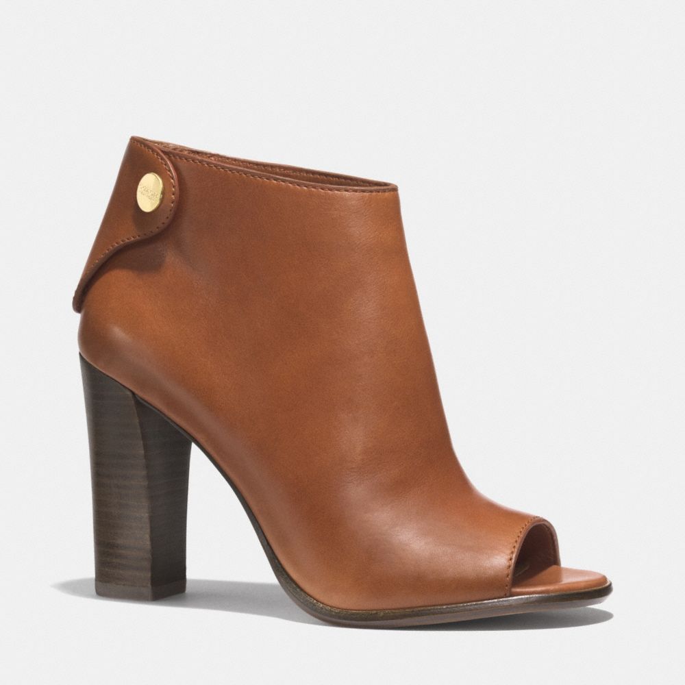 COACH LABELLE BOOTIE - CINNAMON - q5193