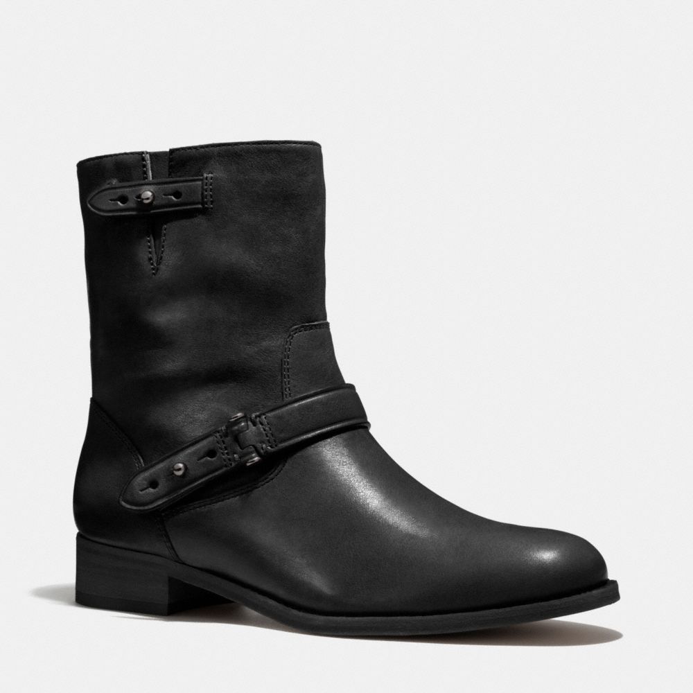 AMY BOOT - BLACK/BLACK - COACH Q5202