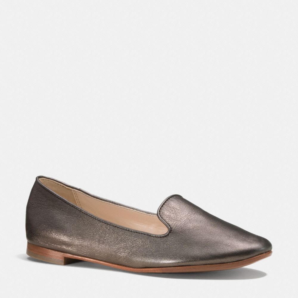 COACH q5320 CARRIE FLAT  WARM PEWTER