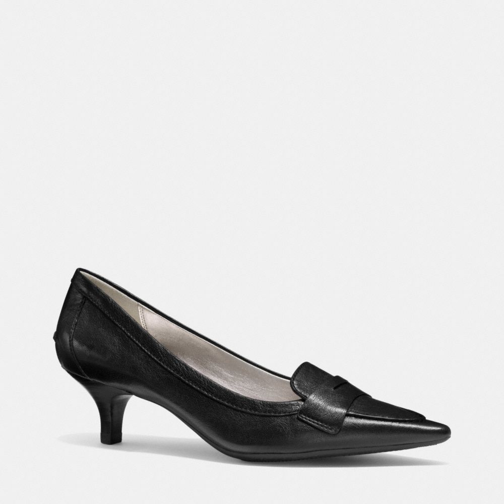 WESLIE HEEL - BLACK - COACH Q5329