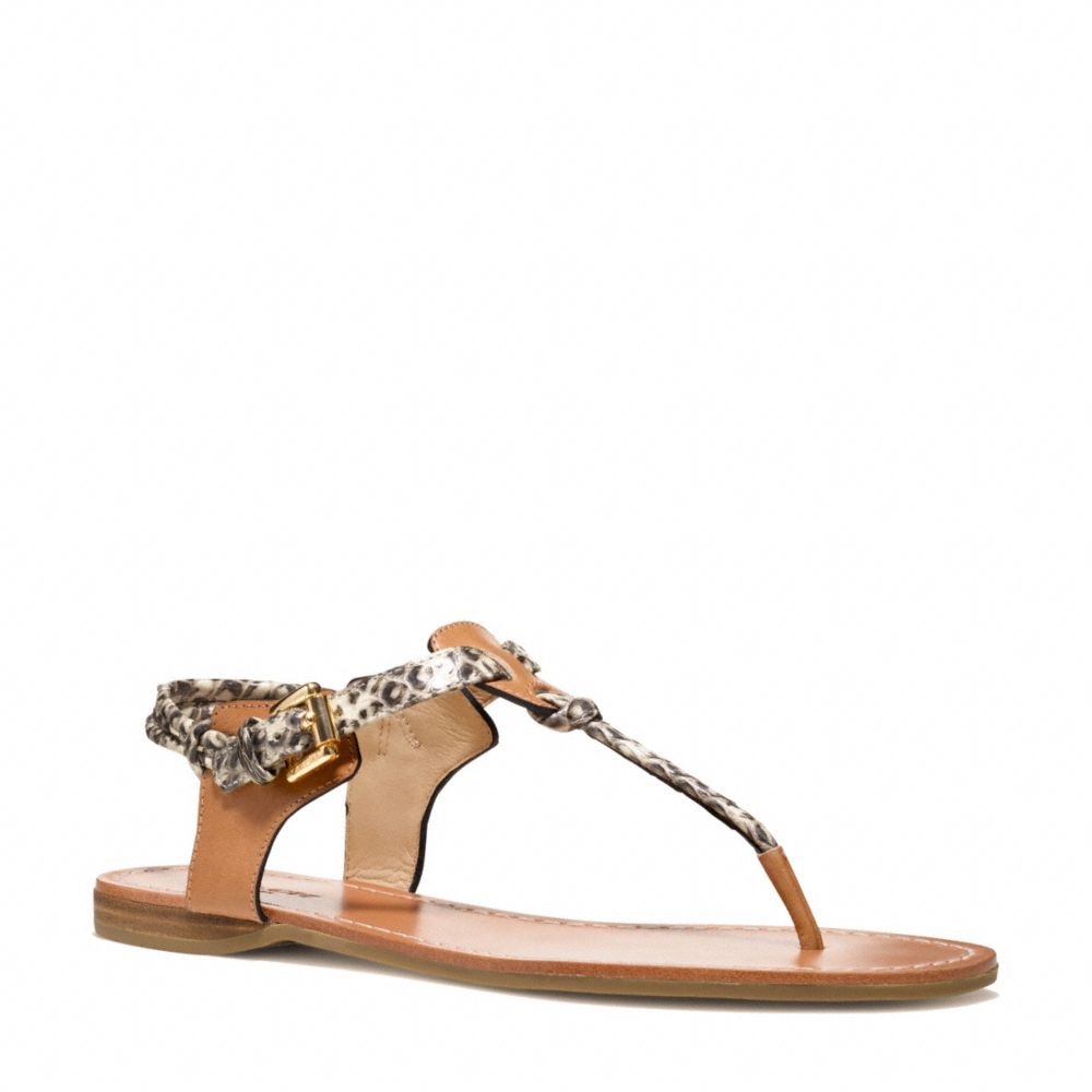 COACH q6003 CLARKSON SANDAL ROCCIA/GINGER