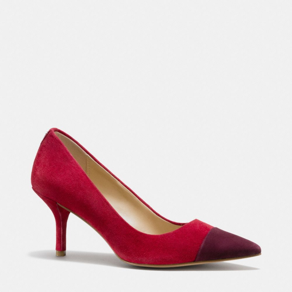 ZAYNA PUMP - RED/WINE - COACH Q6113