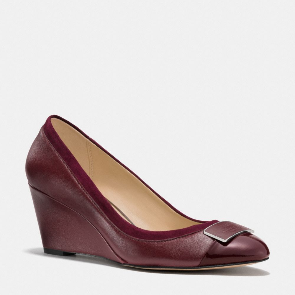 COACH HEATH WEDGE -  WINE/WINE - q6114