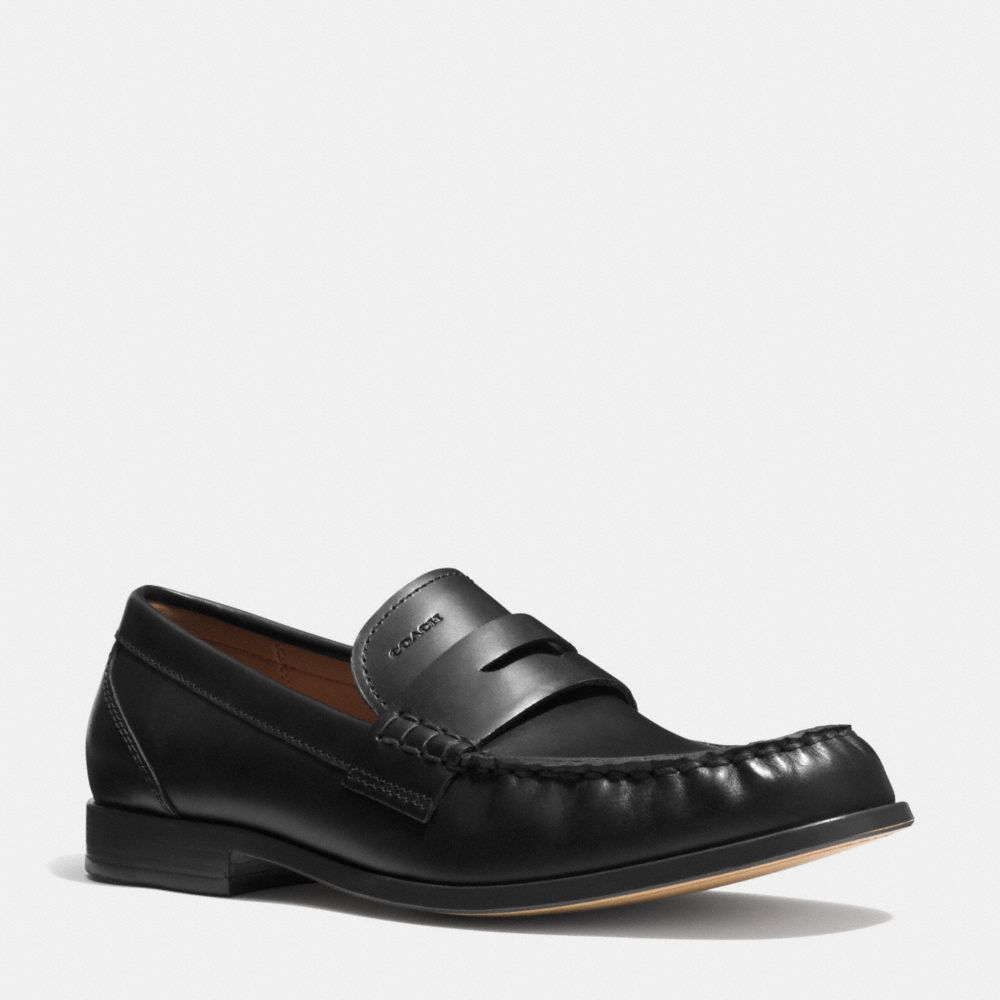 COACH Q6125 Tim Penny Loafer BLACK