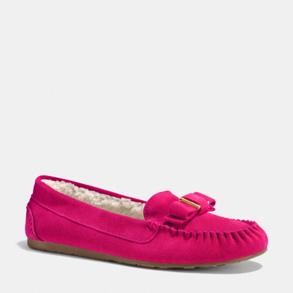 ALISHA MOCCASIN - RASPBERRY - COACH Q6152