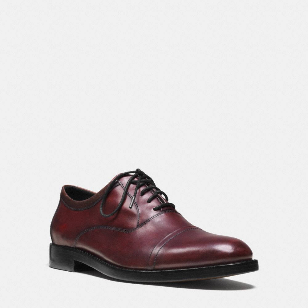 COACH q6170 AIDEN OXFORD CORDOVAN