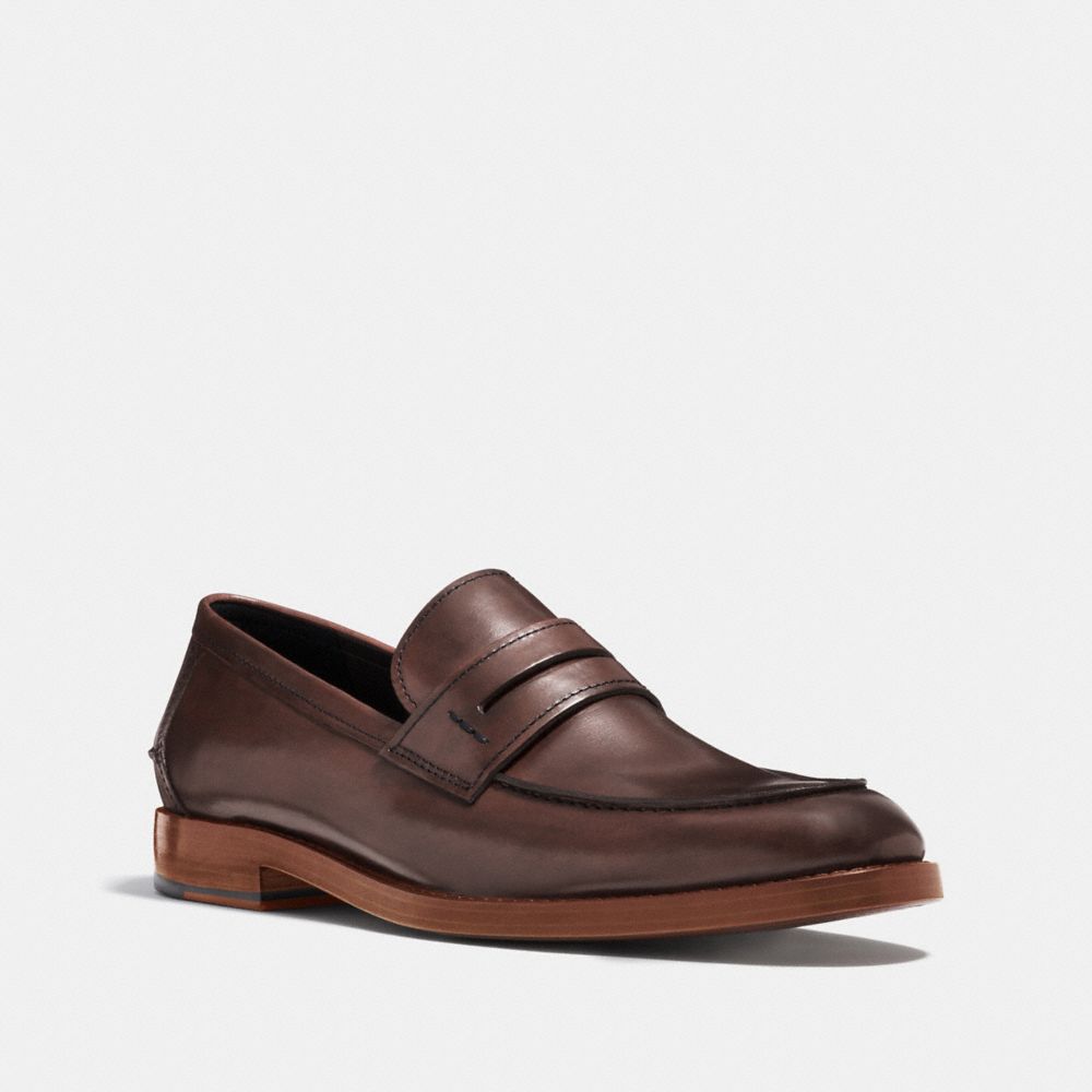 ALLEN LOAFER - DARK BROWN - COACH Q6173